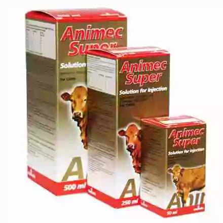ANIMEC SUPER  Ivermectine + Clorsulon for Bovines ( similar with Ivomec PLUS  & Evomec PLUS)