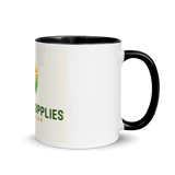 White Ceramic Mug with Color Inside