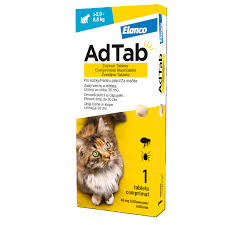 AdTAB CAT- oral tablet for the immediate treatment of flea and tick infestations in cats- similar BRAVECTO