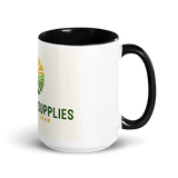 White Ceramic Mug with Color Inside