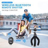 Remote Control Flexible Mobile Phone Holder Tripod Octopus Bracket for Cell Phone and Camera Selfie Stand_10
