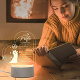 Love Expressing Acrylic Night Light Ideal Gift for Wife - USB Plugged In_12