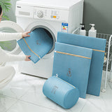 Pack of 6 Large Capacity Mesh Nets Dirty Laundry Washing Bags_6