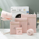 Pack of 6 Large Capacity Mesh Nets Dirty Laundry Washing Bags_15