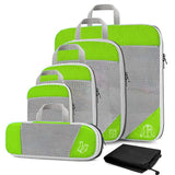 Pack of 6 Compression Packing Cube Traveling Storage Bags_3