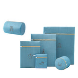 Pack of 6 Large Capacity Mesh Nets Dirty Laundry Washing Bags_0