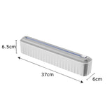 Food Film Dispenser Aluminum Foil Cling Wrap Holder and Cutter_3