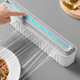 Food Film Dispenser Aluminum Foil Cling Wrap Holder and Cutter_4