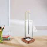 Inverted Vertical Incense Stick Holder Glass Bottle_8