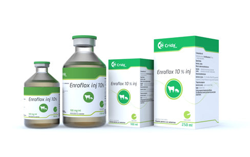 ENROFLOX 10% Enrofloxacina - Baytril- cattle , pigs